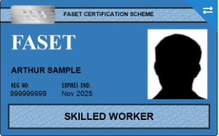 FASET CSCS Skilled Worker card